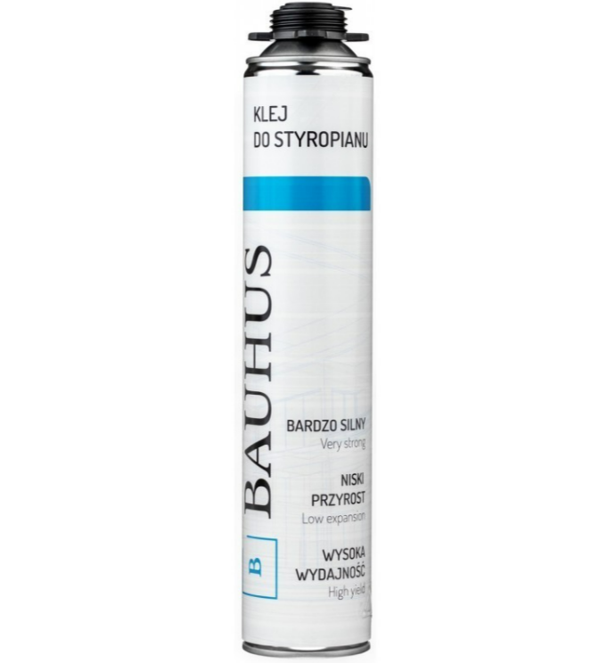 Bauhus Klej Poliuretanowy Do Styropianu 750g EPS XPS