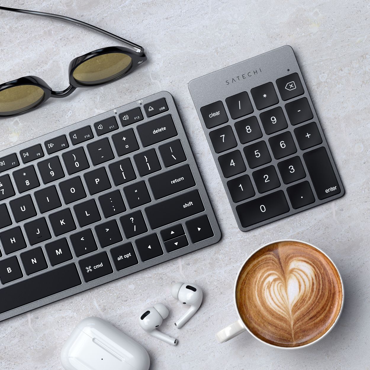 Satechi Slim Wireless Keypad bluetooth