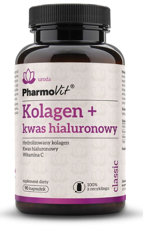 Pharmovit Kolagen + kwas hialuronowy 90kaps._produkt