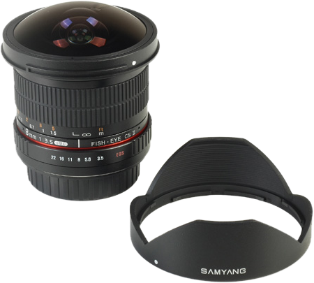 SAMYANG 8mm f/3.5 UMC Fish-Eye CS II Canon EF