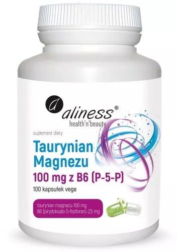 ALINESS Taurynian magnezu 100 mg z B6 - 100 kaps.