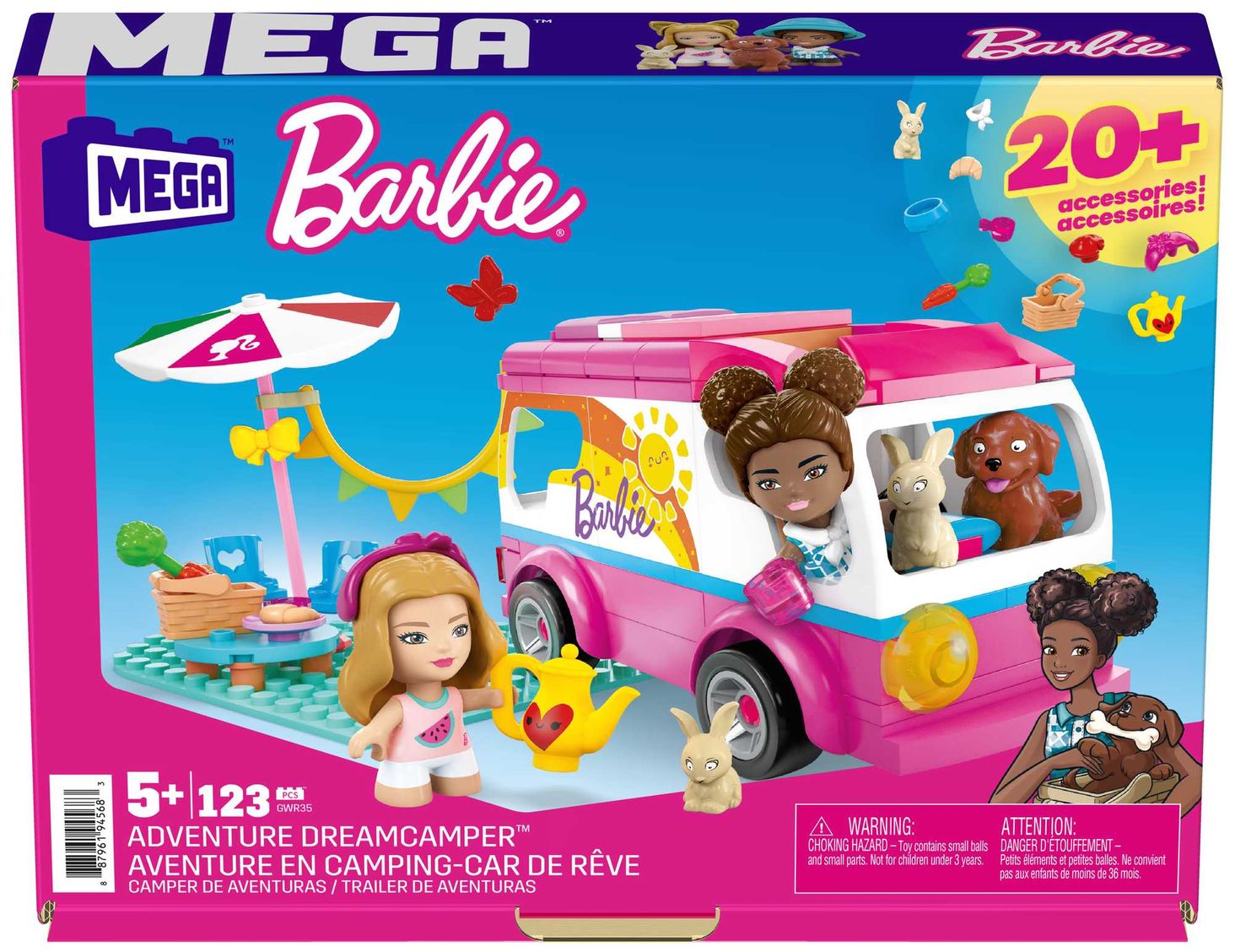 Mega Construx™ Barbie® Wymarzony kamper 4