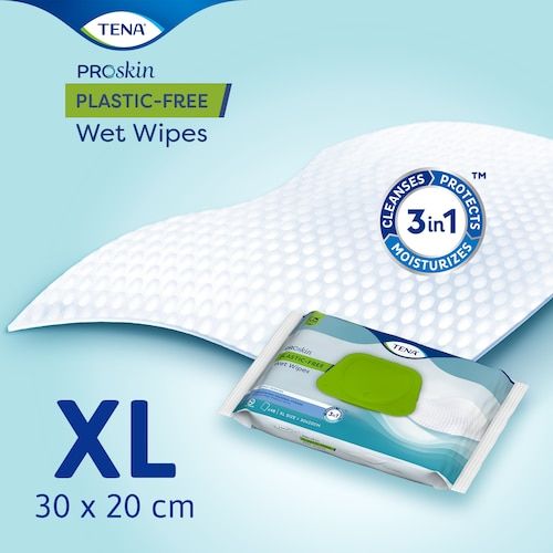 TENA Wet Wipes Plasticfree zdj2