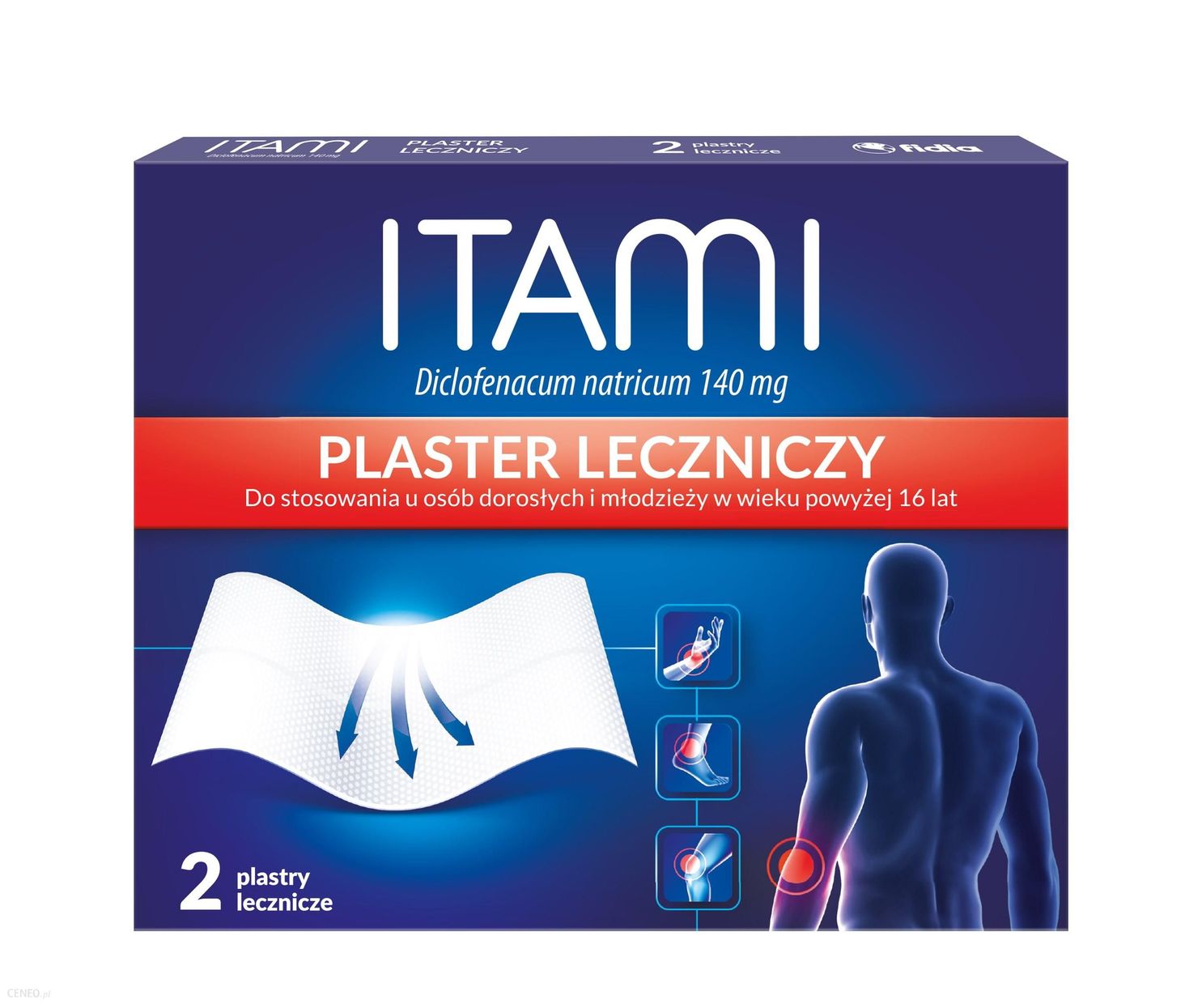 ITAMI - DICLODERMEX - 0,14 GRAMA - 2 PLASTRY