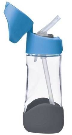B.Box Bidon Tritanowy Ze Słomką Blue Slate 450Ml