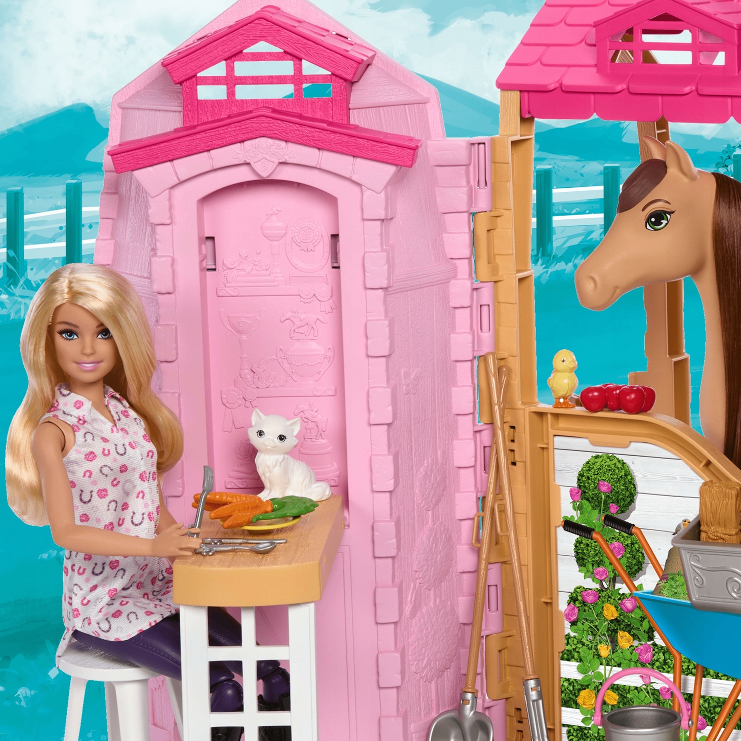Mattel 25 elementom i 6 obszarom zabawy