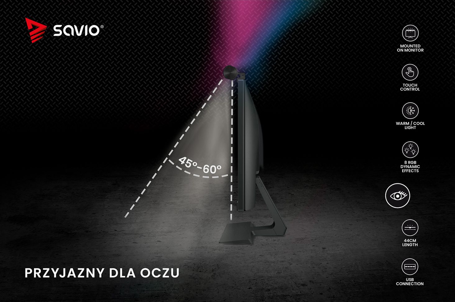 Lightbar LB-01 jest przyjazny dla oka