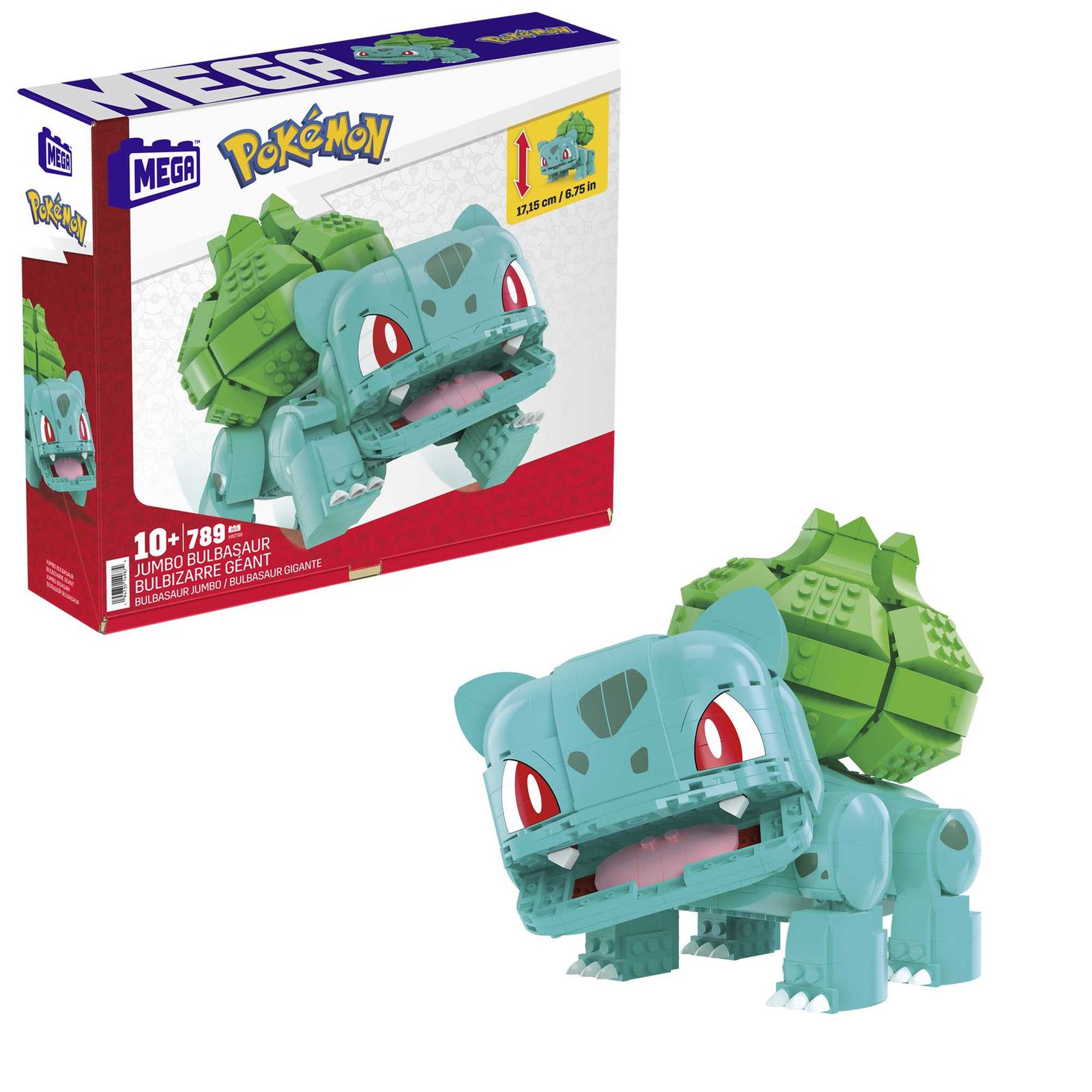MEGA™ Pokémon™ Duży Bulbasaur Zestaw klocków 2