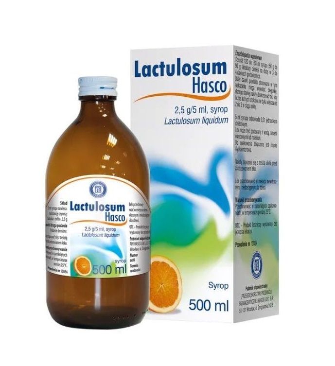 Lactulosum syrop 2,5g/5ml 500ml