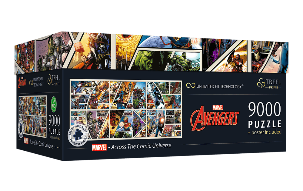 Puzzle Prime Marvel 9000 el. Across The Comic Universe