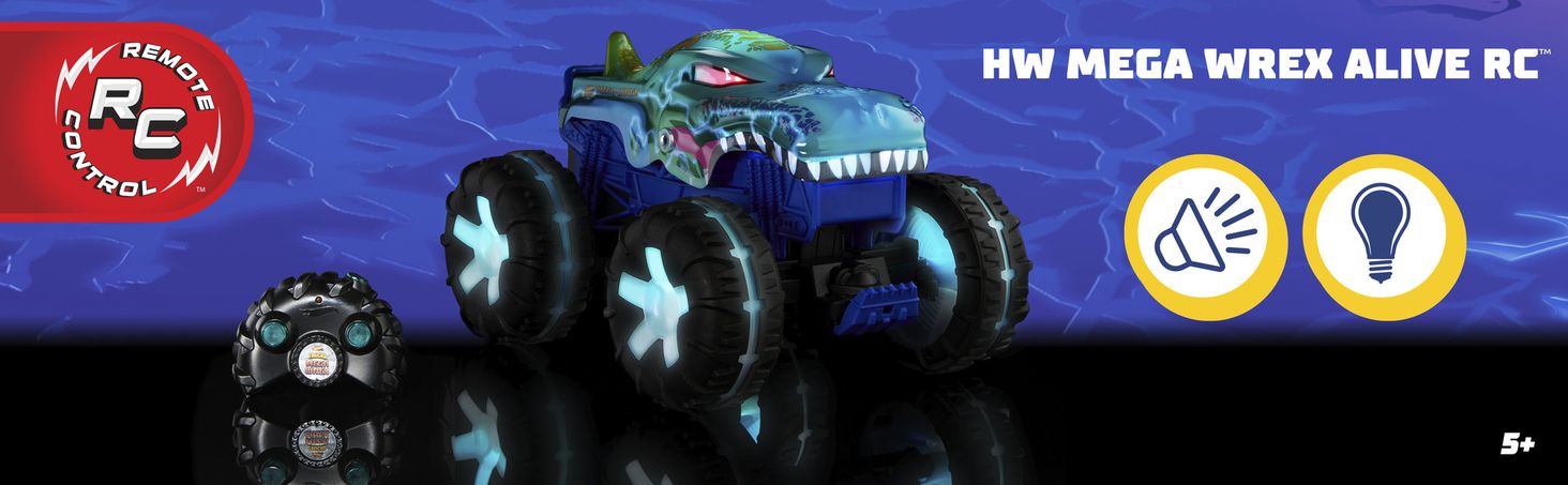 Hot Wheels Monster Truck Mega Wrex Zdalnie sterowany 2