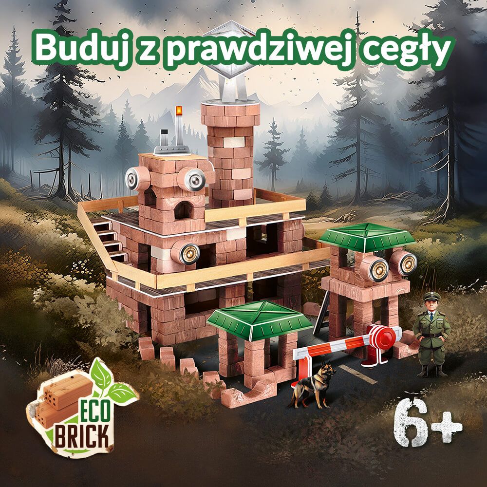 Klocki ceramiczne Brick Trick - Baza Wojskowa