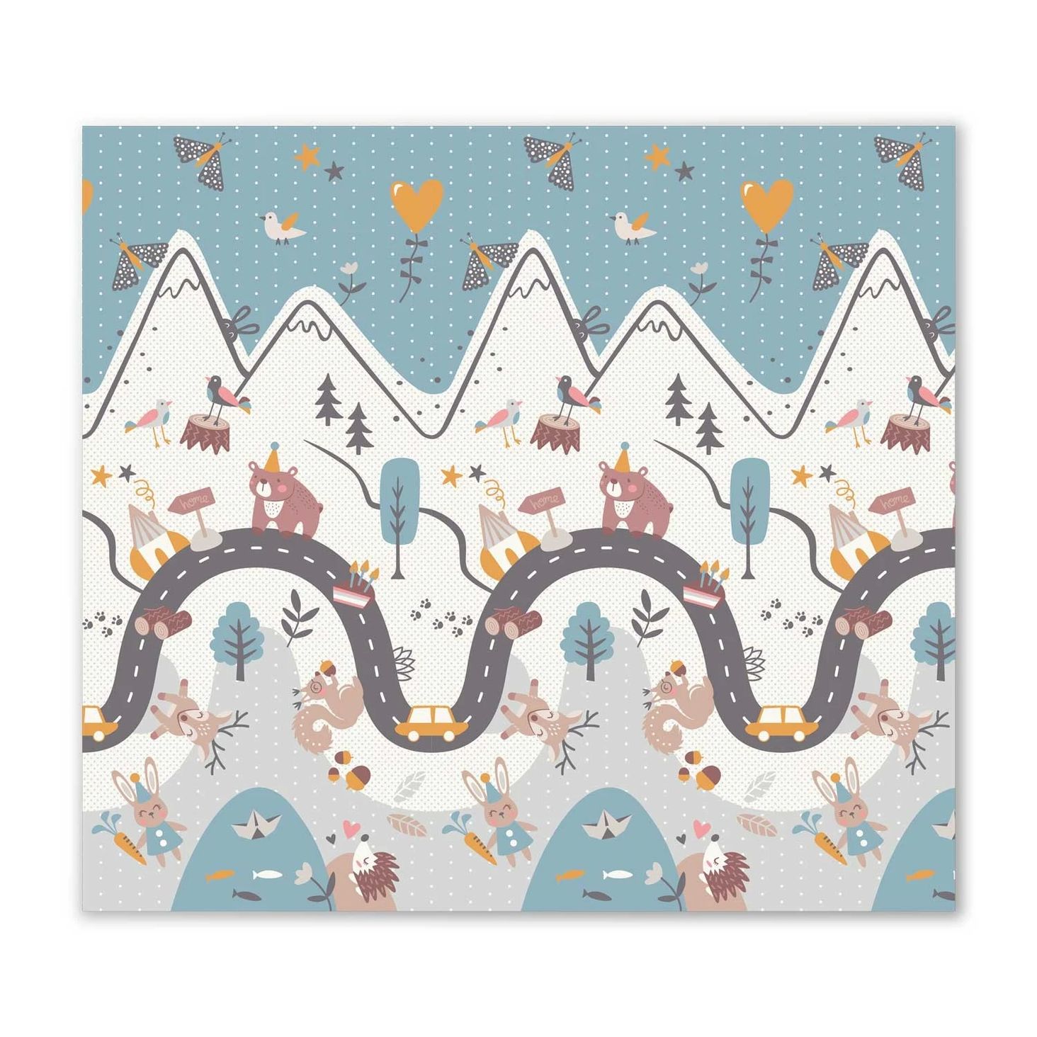 Nukido Mata piankowa składana 200x180x1cm NK-340 734000 - 3