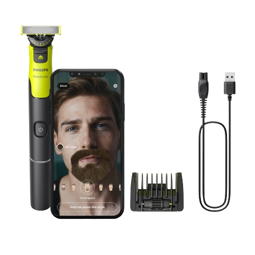 OneBlade 360 Bluetooth i aplikacja AR Twarz QP4530/30 - 1