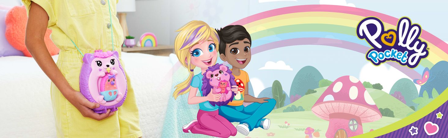 Polly Pocket Kompaktowa torebka Rodzina jeżyków 3