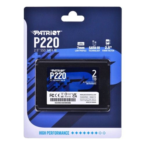 Dysk SSD PATRIOT P220 2TB SATA3 2 5 P220S2TB25 Opinie I Ceny Na