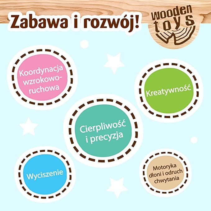 Trefl Drewno Układanka drewniana