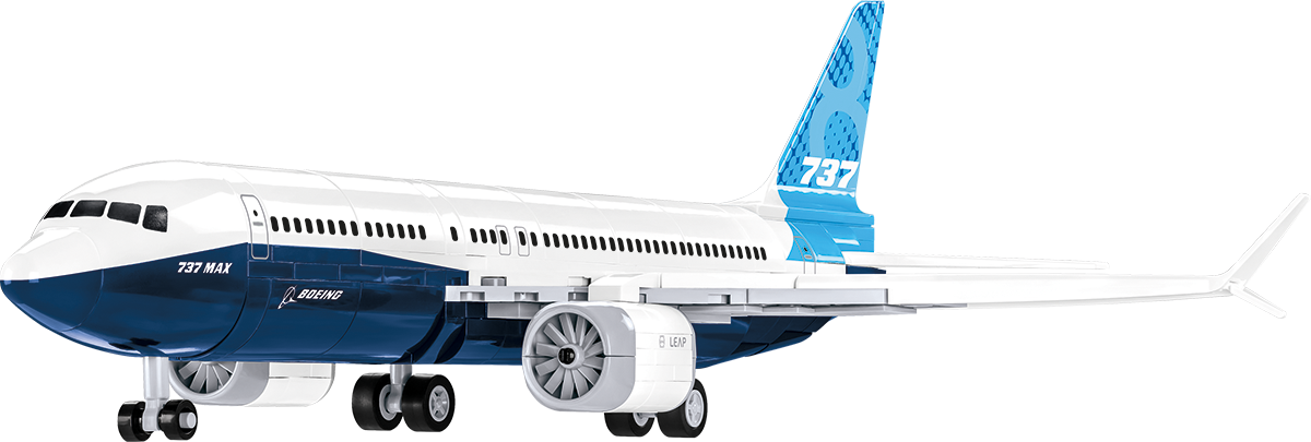 COBI Boeing 737-8 modle przodem