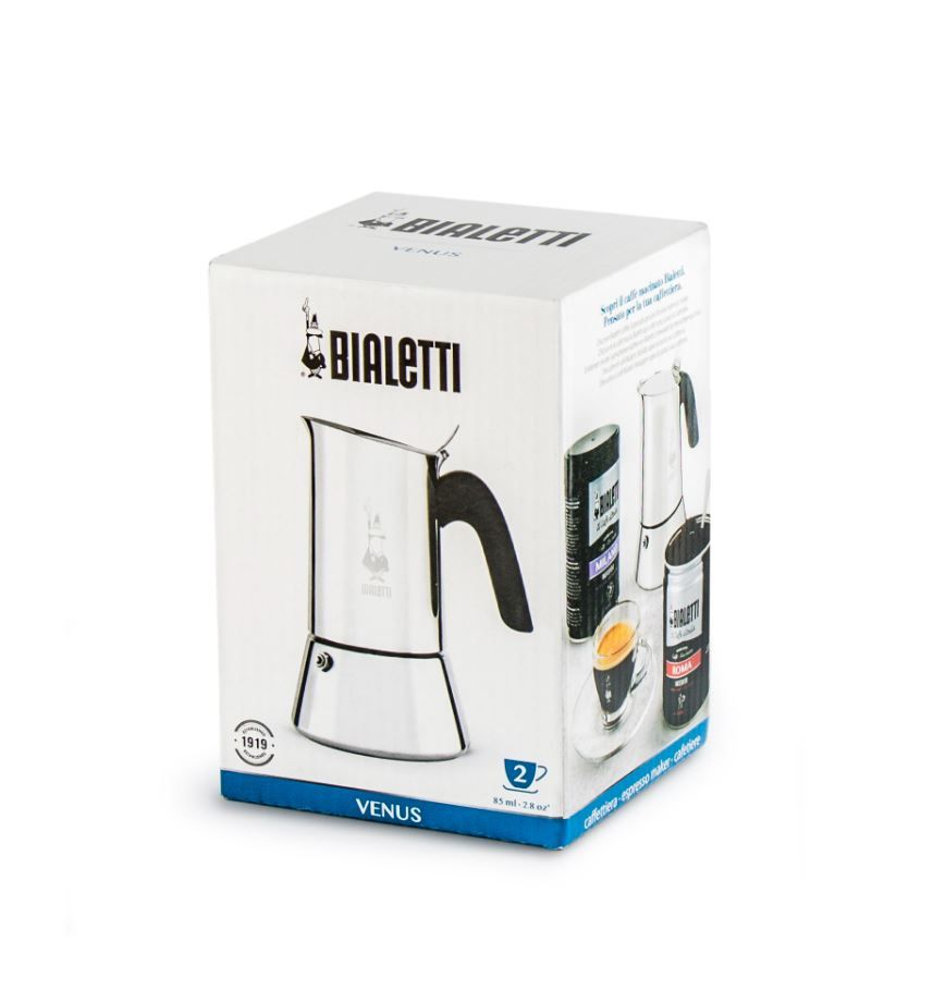 Bialetti Kawiarka New Venus 2 Tz Srebrna