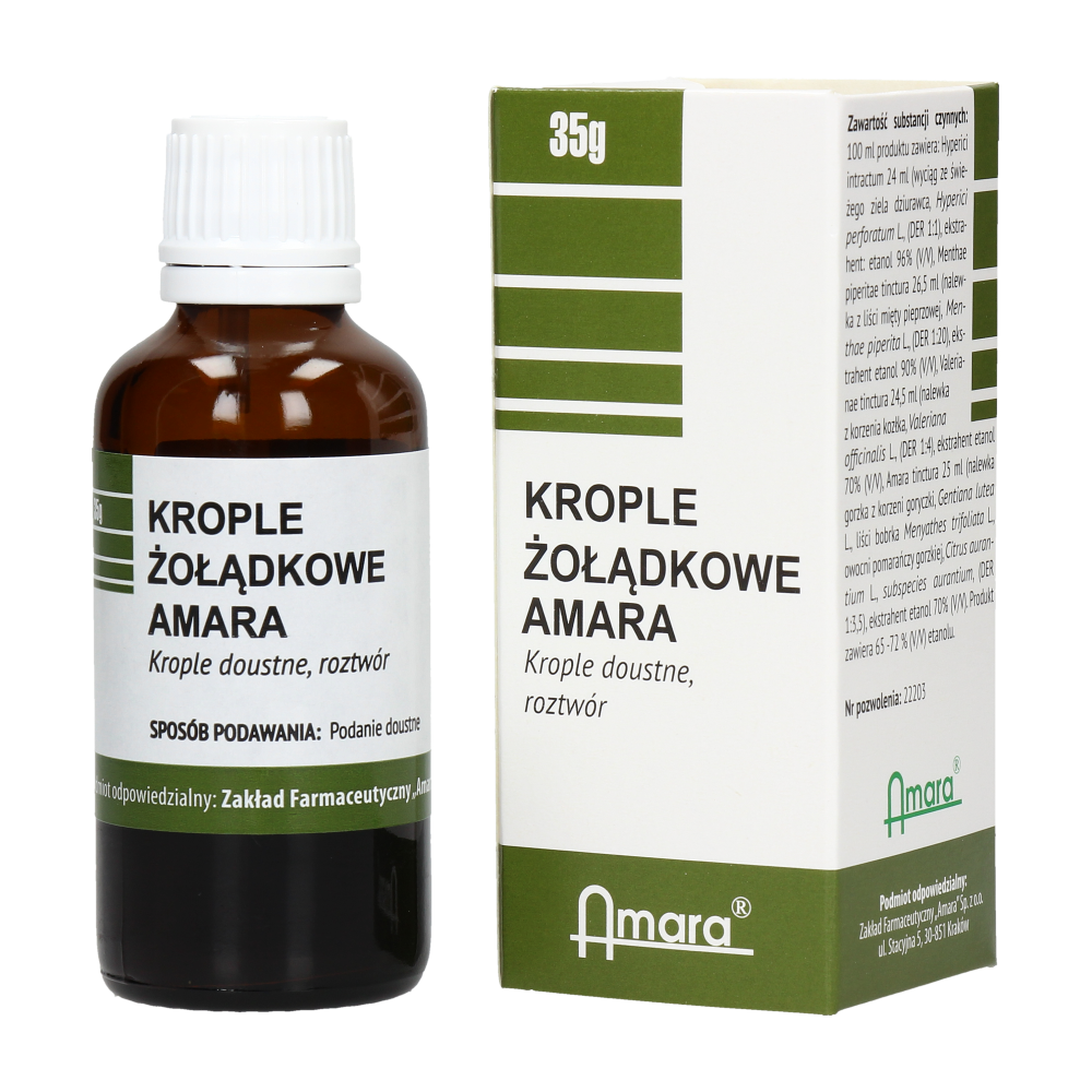 Amara Krople żołądkowe 35 g