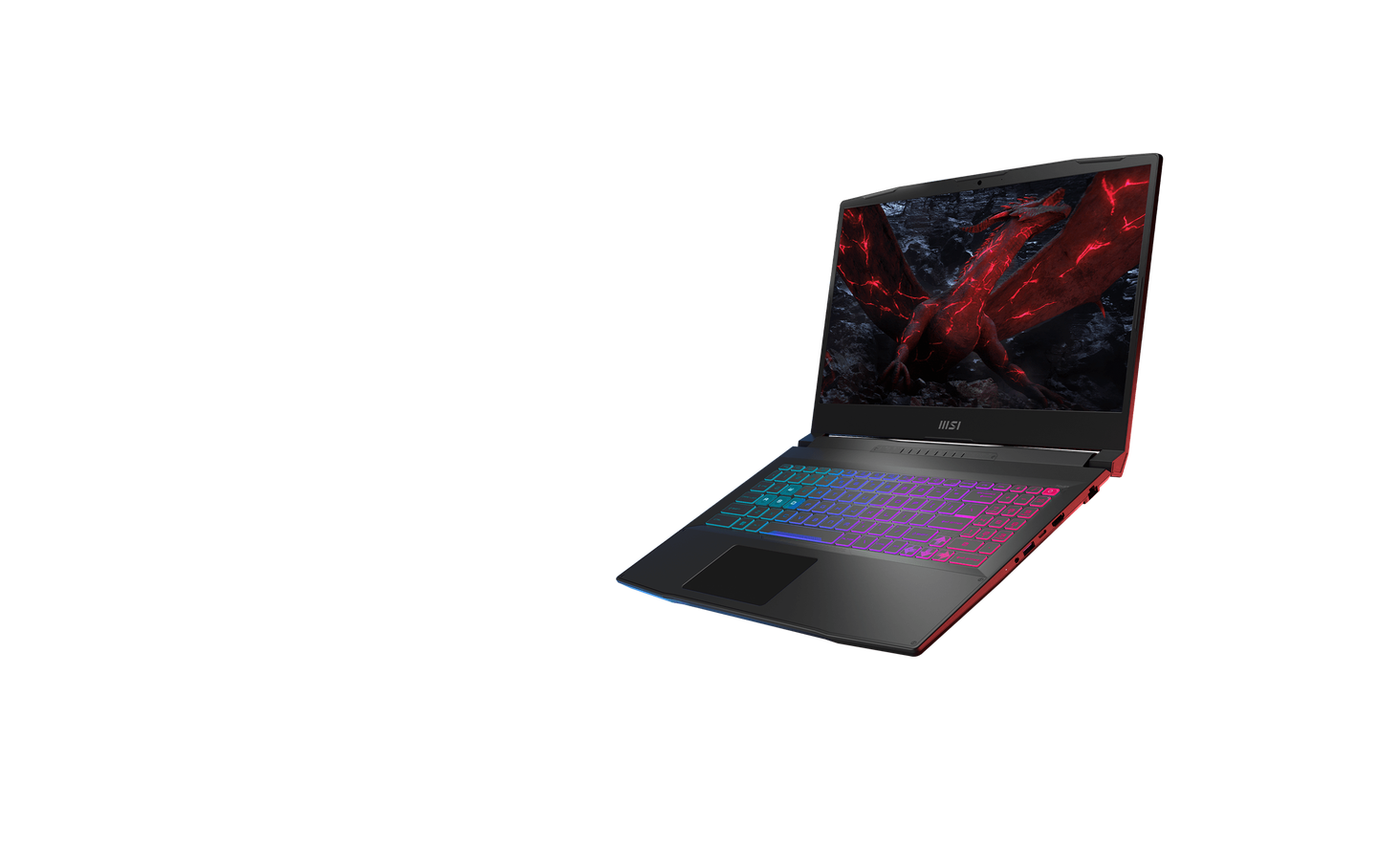 MSI Katana 17 laptop bokiem