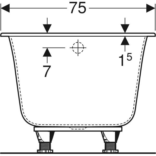 geberit rysunek techniczny