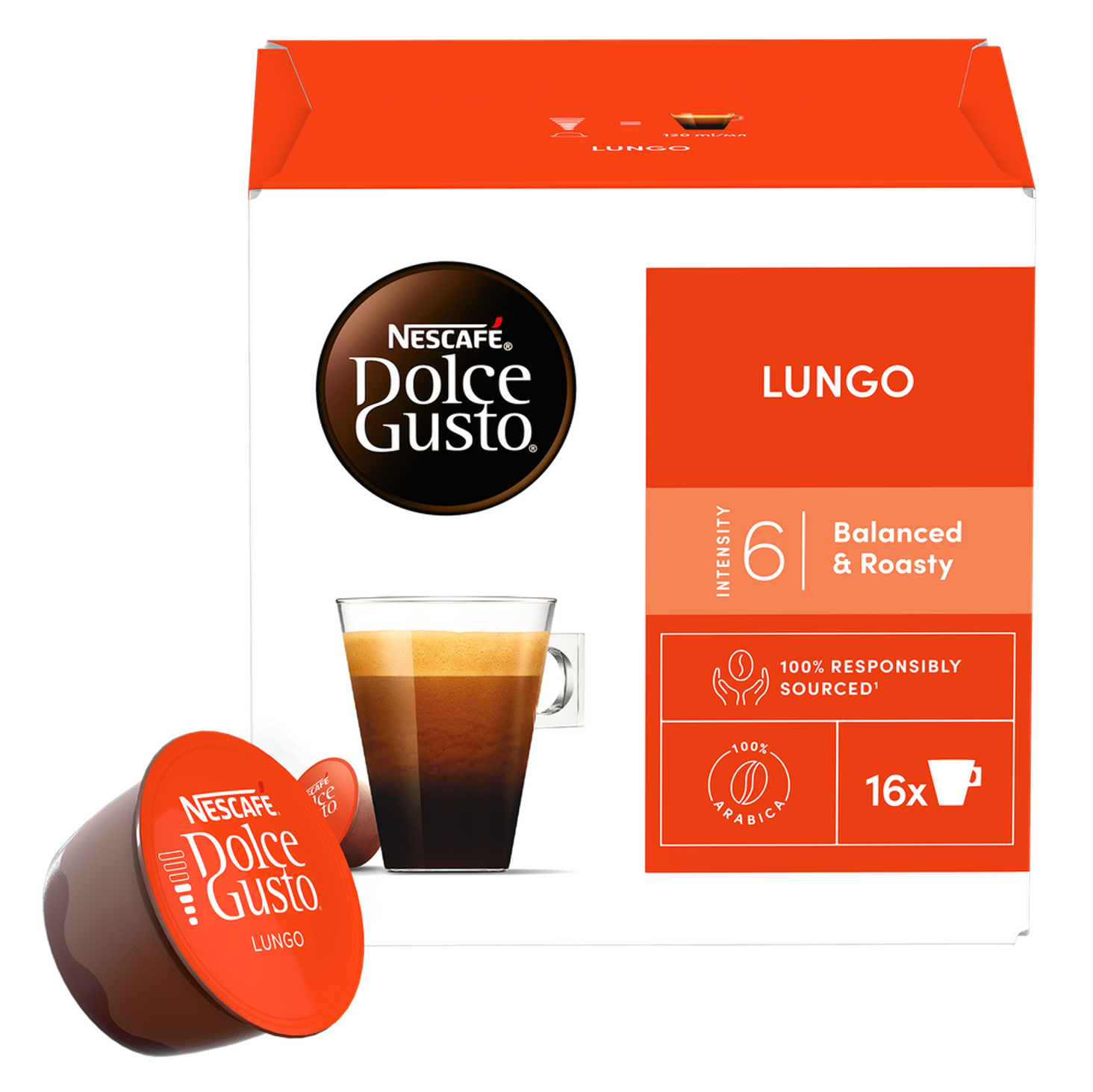 Nescafe Kapsułki Do Nescafe Dolce Gusto Lungo 16 - 2