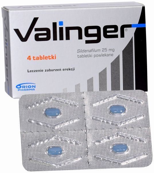 Valinger 25mg leczenie zaburzeń erekcji 4 tabl