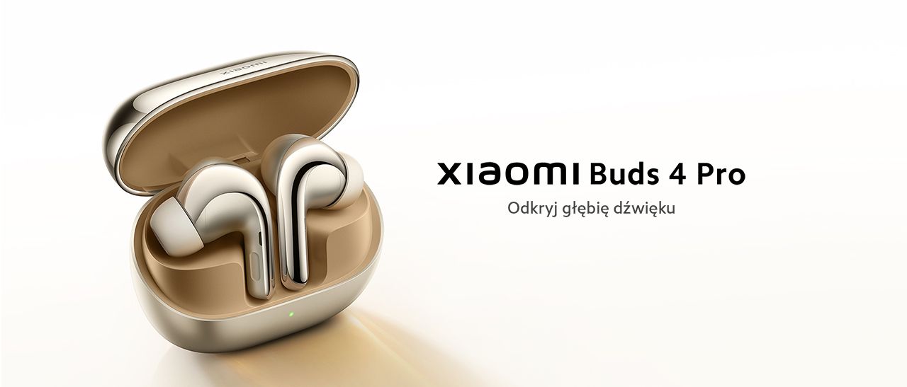 Xiaomi Buds 4 Pro Złote