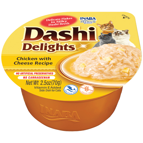 Inaba Cat Dashi Delights Kurczak i ser 70g