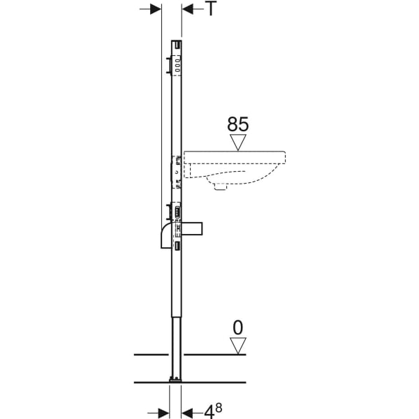 geberit rysunek techniczny