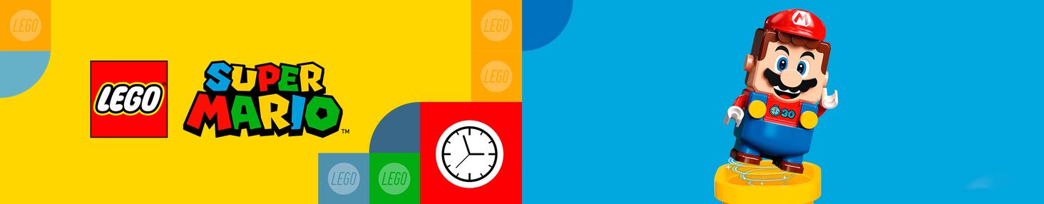 LEGO BANNER SUPER MARIO