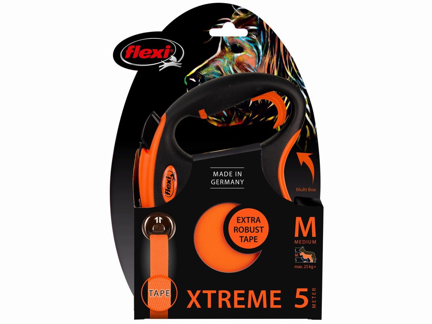 Flexi Xtreme M Taśma 5m Pomarańczowy -3