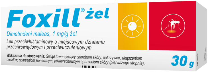 Polpharma Foxill żel 30g opakowanie