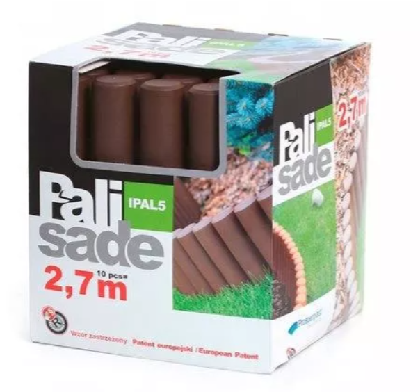 Palisada ogrodowa IPAL5 brązowa