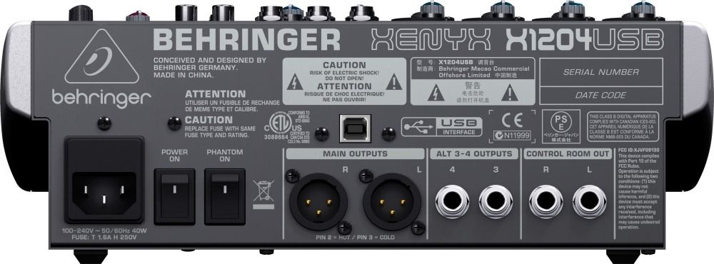 BEHRINGER XENYX X1204USB