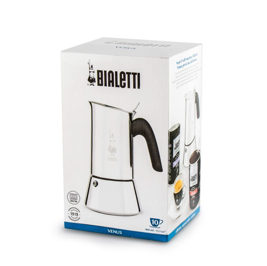 Bialetti Kawiarka New Venus 10 Tz Srebrna