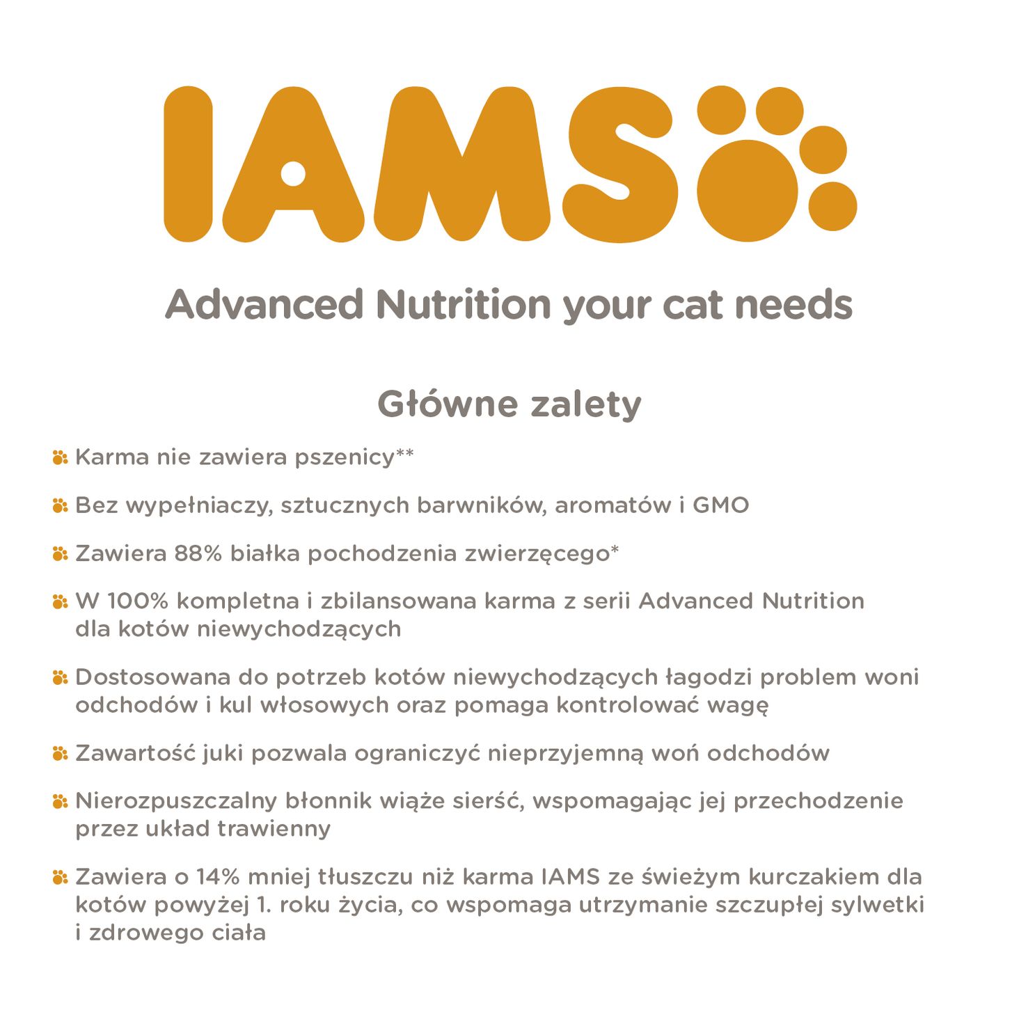 IAMS Zalety karmy