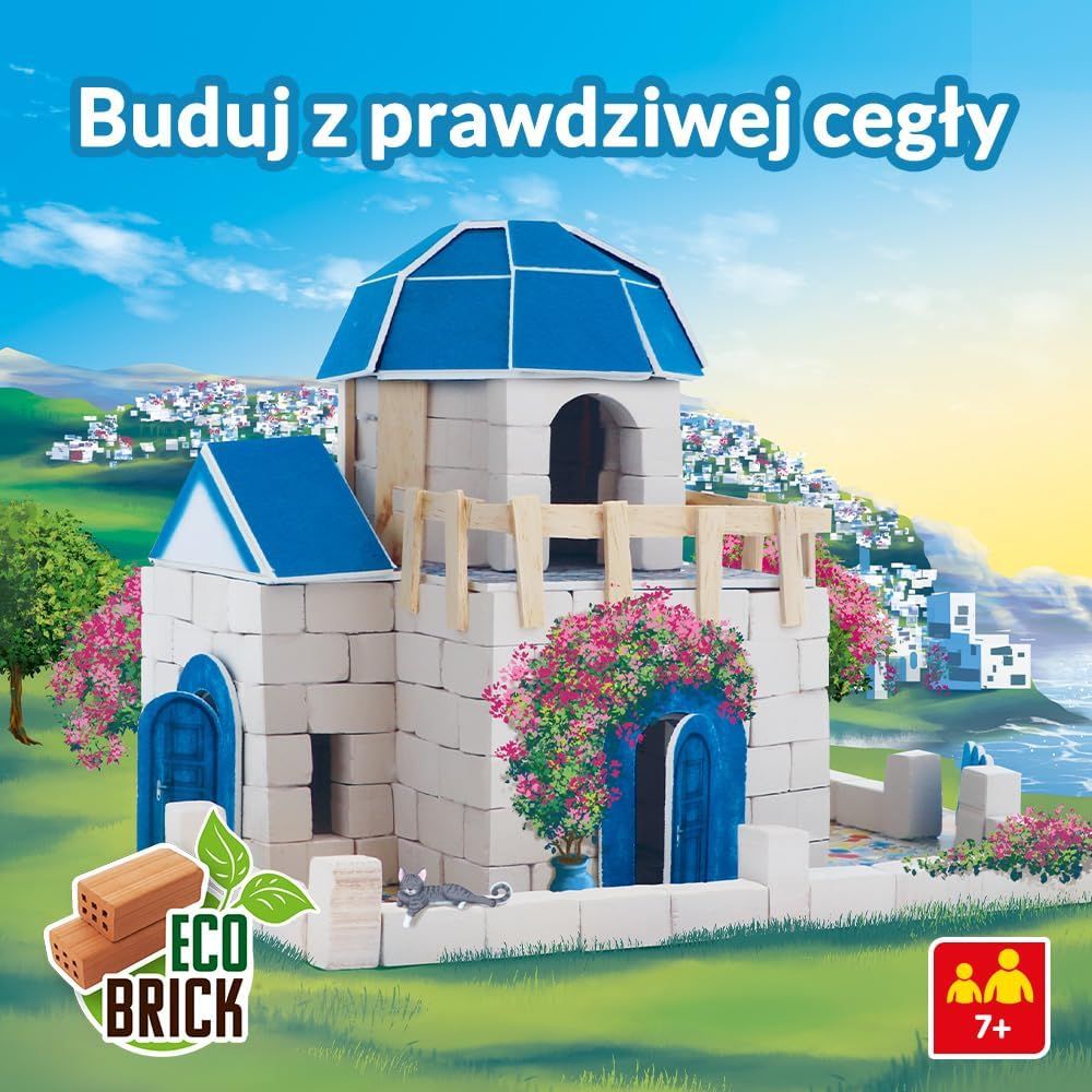 Klocki ceramiczne Brick Trick Travel - Santorini