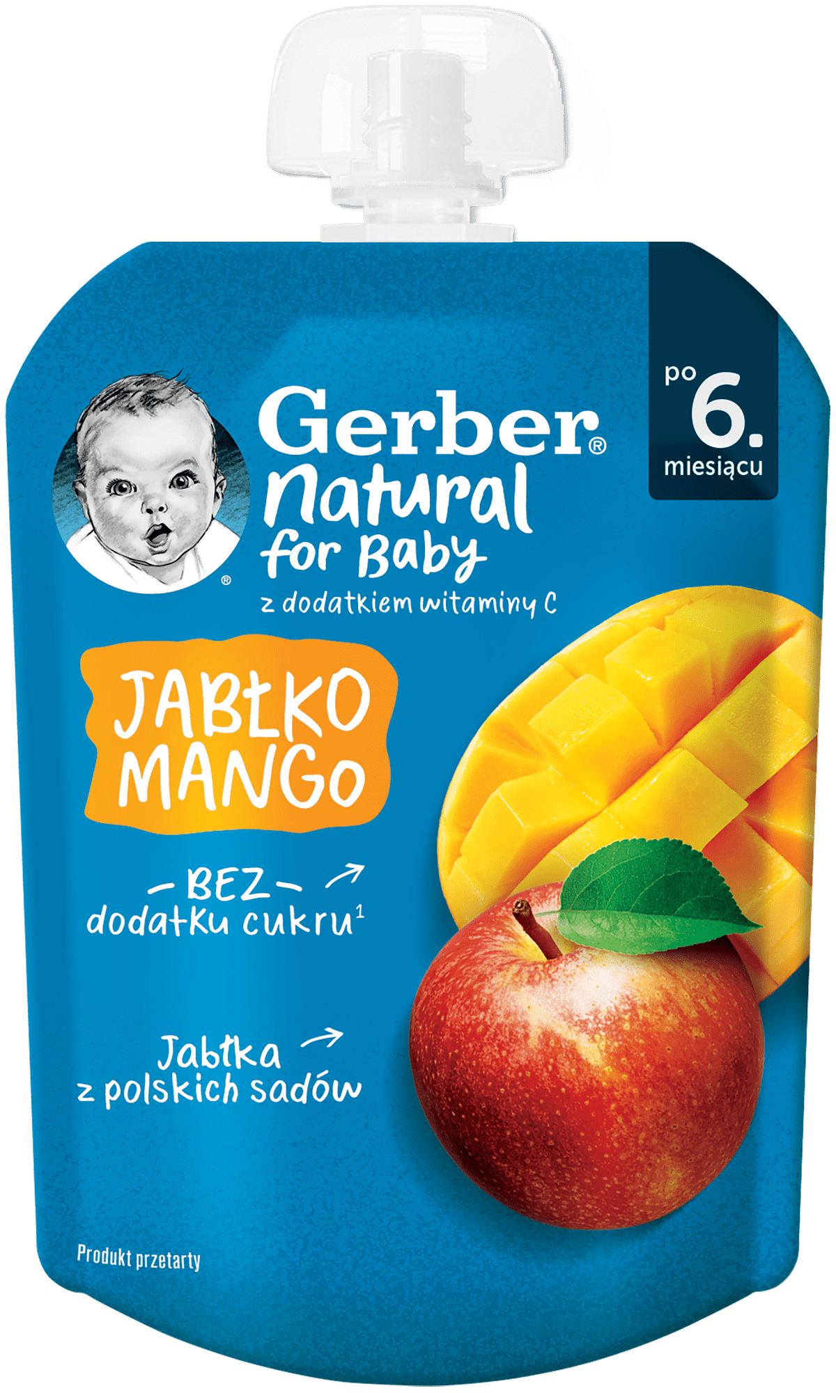 Gerber Deserek Jabłko mango - 1