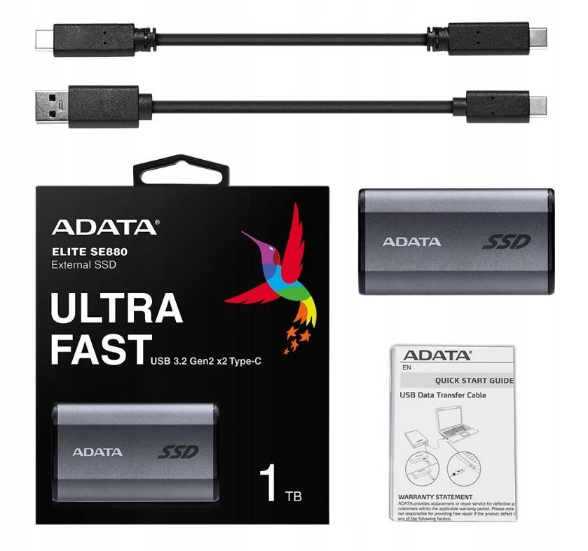 Adata Dysk Ssd External Se880