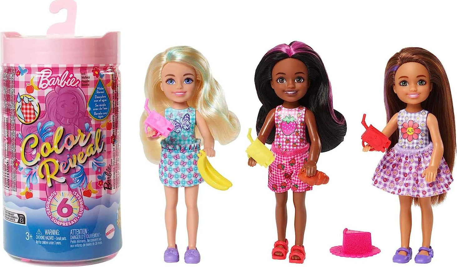 Barbie® Chelsea™ Color Reveal™ Seria Piknik