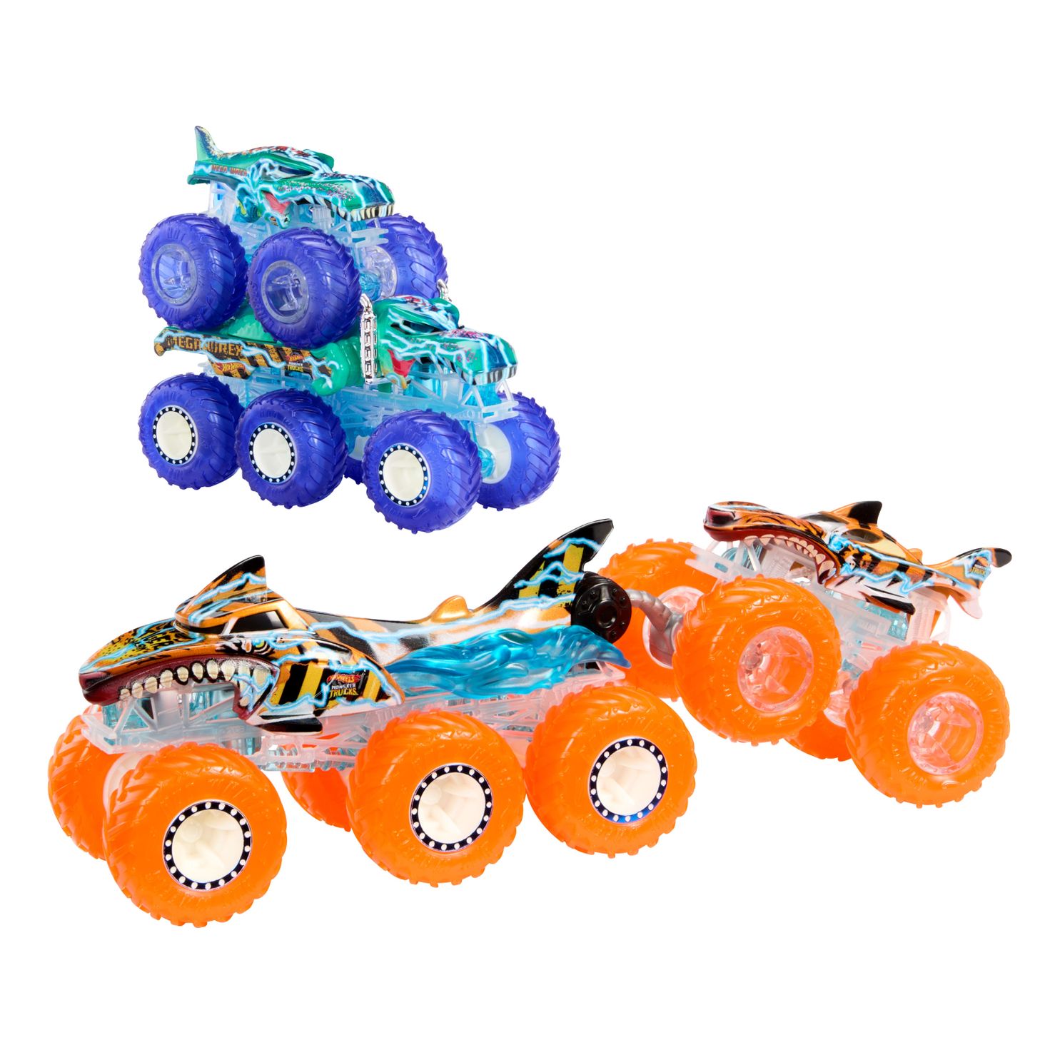 Hot Wheels Monster Trucks 6-kołowe 2
