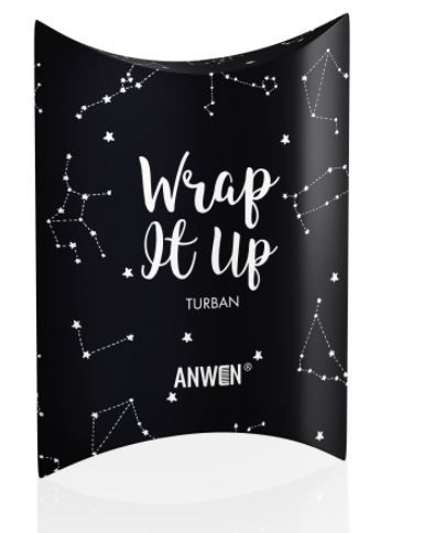 Anwen Turban Wrap It Up Czarny