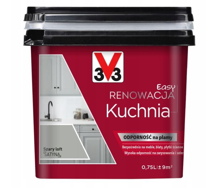 V33 Easy Renowacja Kuchnia Szary Loft 0,75L