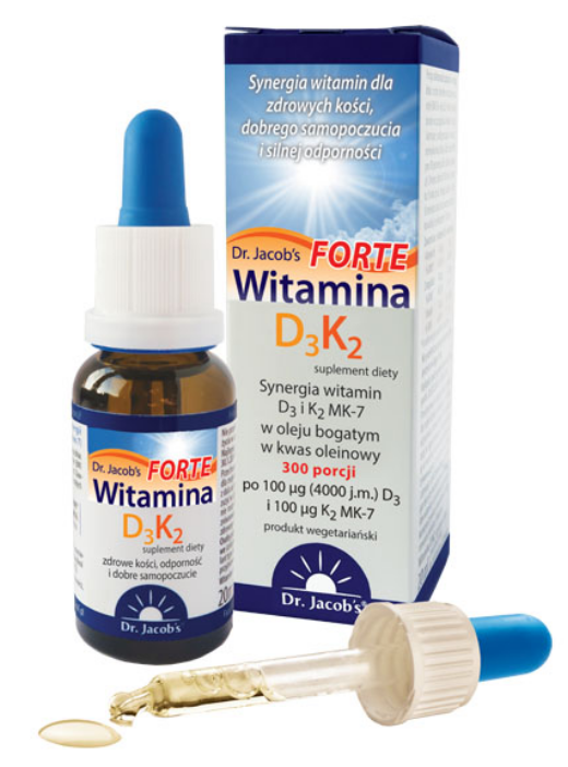 Suplement diety Dr Jacobs Witamina D3 K2 FORTE 20ml