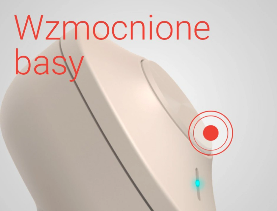 Hama Freedom Buddy beż wzmocnione basy