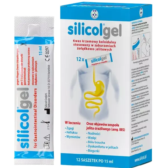 Silicolgel żel doustny 12sasz. x 15ml