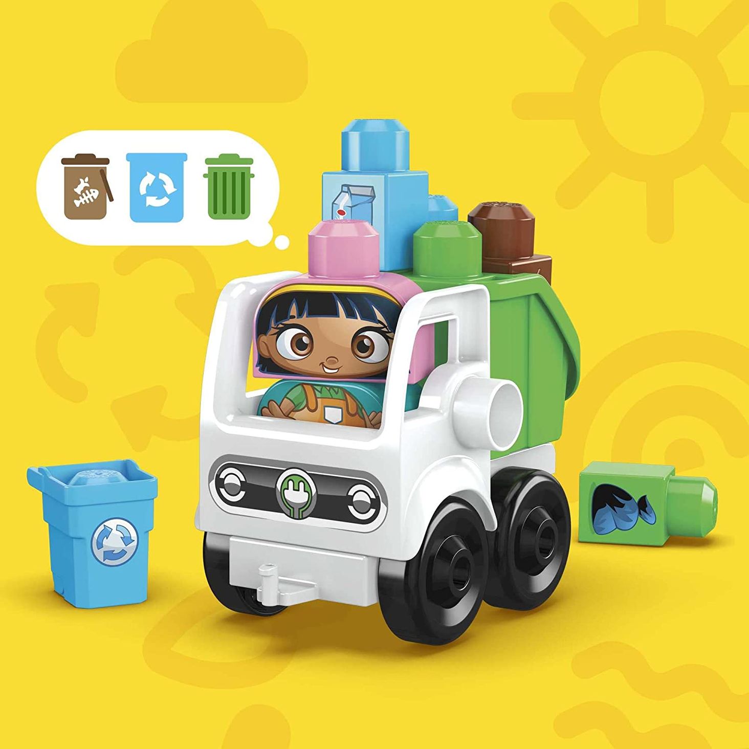 Mega Bloks® Green Town™ Ekośmieciarka 4