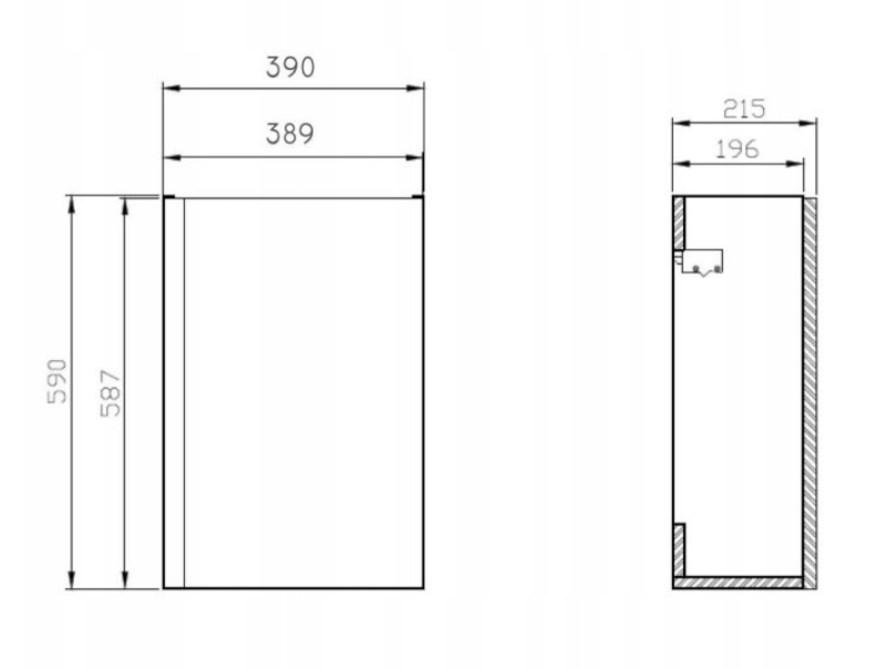Cersanit Moduo 40 biały S929014 - 3